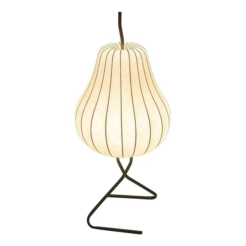 Designer Creative Pear Light Silk Floor Lamp High-grade Modern Iron Body for Living Room Sofa Next Atmosphere Ornaments